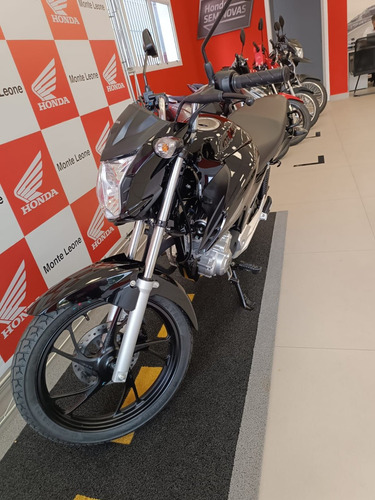 Moto Honda Cg 160 Fan Preta 2024 2024 0km Com Garantia