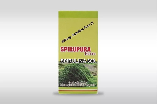 Spirulina Pura Pack 3 X 90 Comp. Suplemento Dietario Envió!