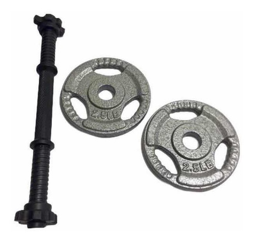 Set 4 Discos Estándar Para Mancuerna / Barra Ajustable 2.5lb
