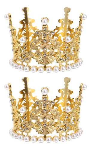 Muyier 2 Piezas Diadema Pequeña Tiara Con Diamantes De