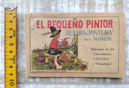 Chocolates Aguila Antigua Publicidad Pequeño Pintor