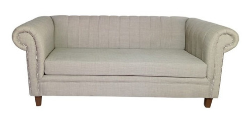 Sofa Lino 3 Cuerpos Lineal Brabante Beige