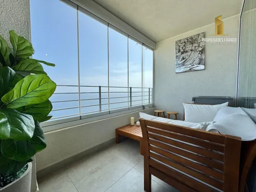 Arriendo Loft Moderno 1d 1b Vista Al Mar Reñaca Norte