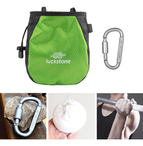 Bolsa De Tiza Con Correa De Cintura Ajustable, Verde
