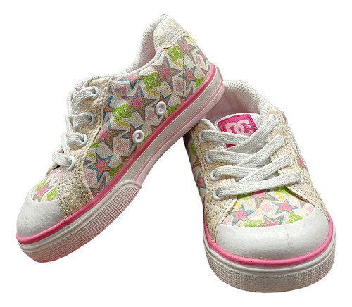 Zapatos Dc Shoes Para Niñas Blancos Y Negros. (18)