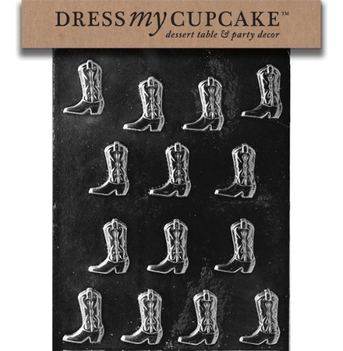 Molde De Chocolate Para Botas Vaqueras Dress My Cupcake, Mod