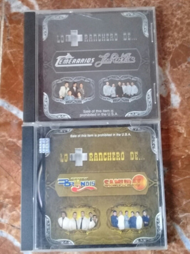 Lo + Ranchero De Los Temerarios - Rehenes/ Bryndis - Samuray (Usado)