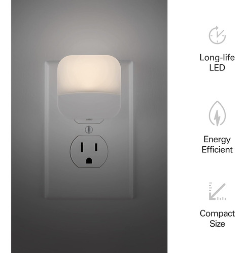 Luz Nocturna Led Sensor Atardecer Amanecer Para Dormitorio