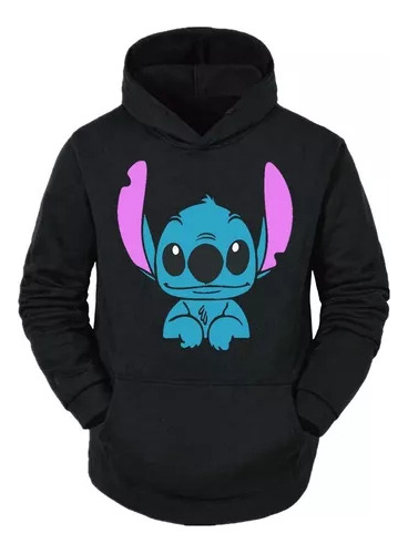 Buzo Canguro De Stitch Cara Sonriente Infantil