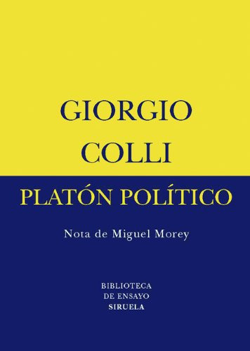 Libro Platón Político De Colli Giorgio