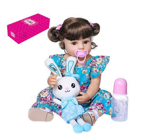 Imagen 1 de 8 de Decdeal - Muñeca De Silicona Para Bebé (55,8 Cm)