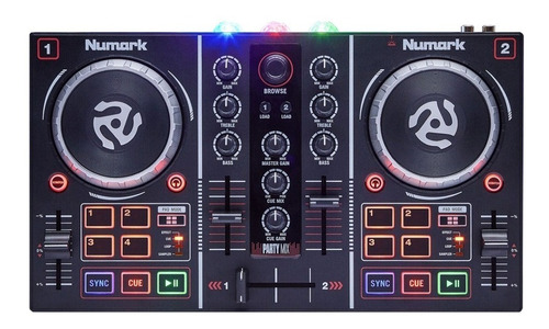 Controlador Dj Numark Party Mix Con Luces Precio Oferta