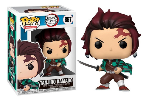 Figura de acción Tanjiro Kamado 49010 de Funko Pop! Animation