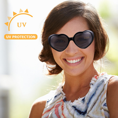Imagen 5 de 8 de 2 Gafas De Corazón De Melocotón Gafas De Efectos Especiales