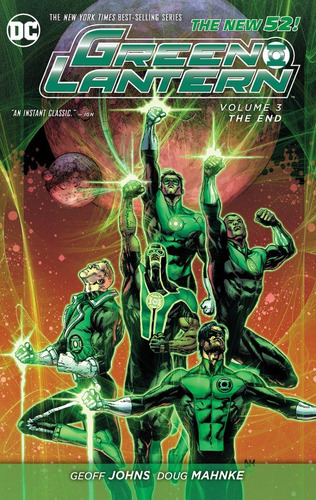 Green Lantern The End Vol 3 The New 52 Dc Comics Tapa Dura