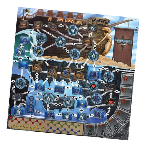 Clank! Tesouros Submersos Expansão De Jogo De Tabuleiro