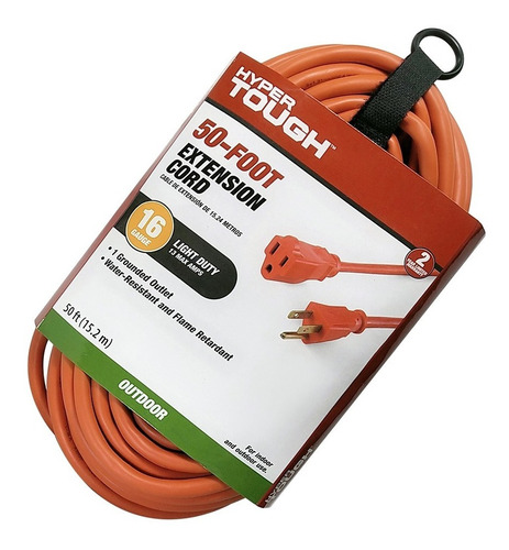 Extensión15 Metros Calidad Premium Marca Hyper Tough 13 Amp