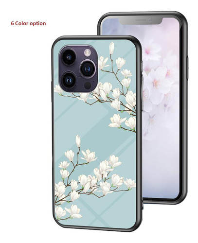 Funda De Silicona Para Huawei Serie Y7: Anillo, Silicona Líquida, Flor, A Prueba De Golpes
