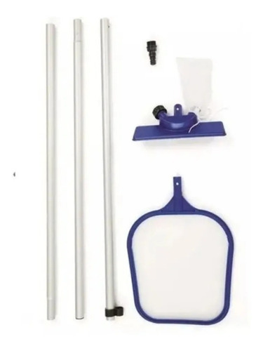 Kit Mantenimiento Pileta Saca Hojas Barrefondo Bestway