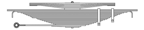 1ª Mola Tras. Cargo 1617/1622/vw