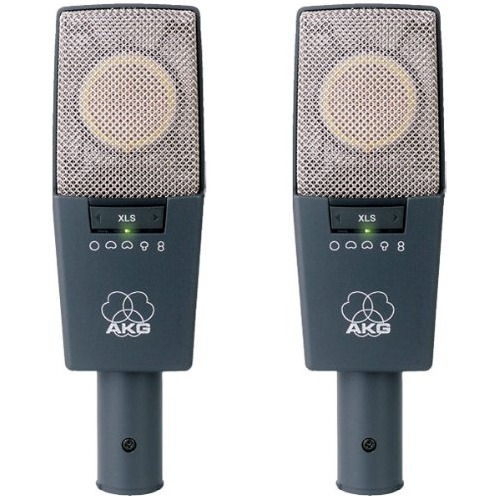 Akg C414 Xls-stereo Matched Par Xls  Microfono Condensador