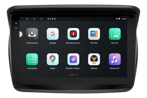 Multimidia L200 Triton Dakar Android 2gb 64gb Carplay Gps 9p