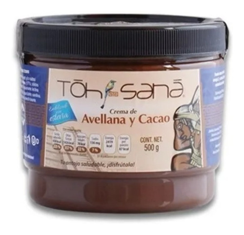 Crema De Avellana Tohsana Sin Azúcar- Toh Haa 500gr