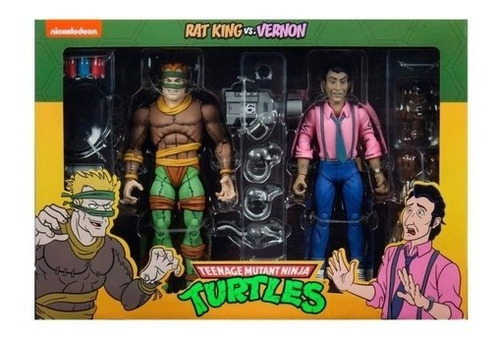 Neca Teenage Mutant Ninja Turtles Tmnt Rat King And Vernon (Usado)