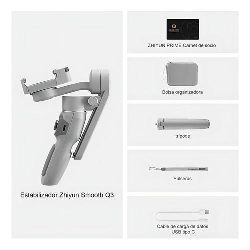 Zhiyun Smooth Q3-combo Estabilizador For Smartphones Color
