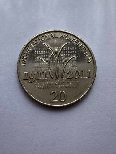 Moneda De 20 Centavos De Dólar Australiano Del Año 2011