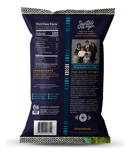 Siete Chips De Tortilla | Sin Cereales | Chips Sin Gluten |