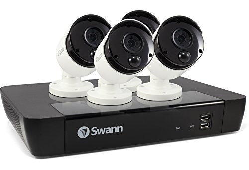 Swann 8 Channel Nvr With 2tb Hard Drive   4 X 4k Pir