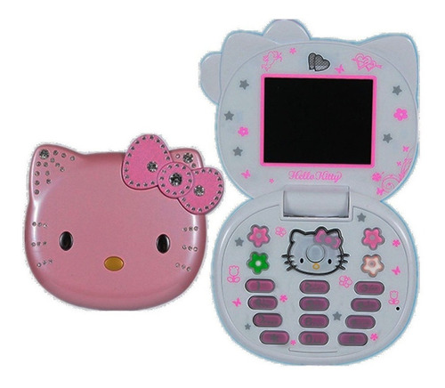 Nuevo Teléfono Plegable Hello Kitty Con Dibujos Animados, Li