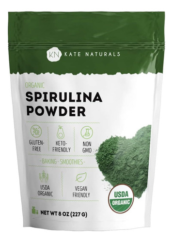 Espirulina Organica Natural Inmunologico Antioxidantes 227gr