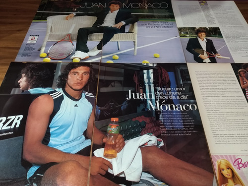 (at120) Juan Pico Monaco * Clippings Revista 12 Pgs (Usado)