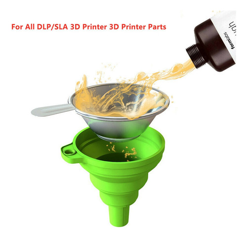 Embudo De Vidrio Con Filtro De Resina Uv De Metal, 2 Unidade