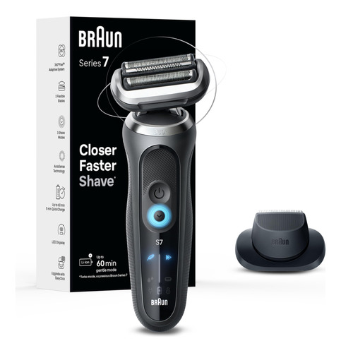 Braun Afeitadora Eléctrica Para Hombres, Series 7 S, Afeit.