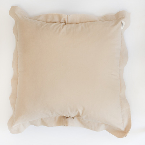 Imagen 2 de 9 de Funda De Almohadon 60x60 Decorativo Liso Camel Barcelona
