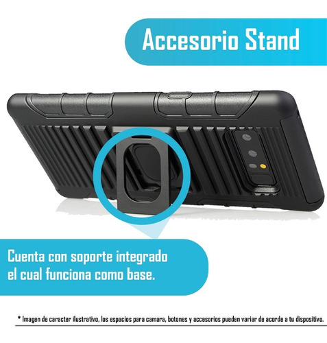 Funda Huawei Mate Nova 4 5 Y6 Y7 Y9 2019 P30 Lite Uso Rudo + Mica Cristal