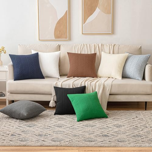 Set De 2 Fundas De Almohada 45 X 45 Cm Blanco Modernas Y Sua