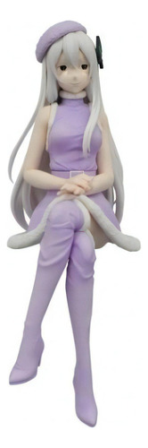 Re:zero - Noodle Stopper Figure-echidna -snow Princess