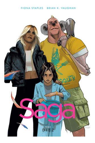 Saga tomo 10A: No, de Brian K. Vaughan., vol. 1. Editorial Kamite, tapa pasta blanda, edición 10° en español, 2023