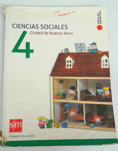 Libró De Ciencias Sociales 4 . Usado  