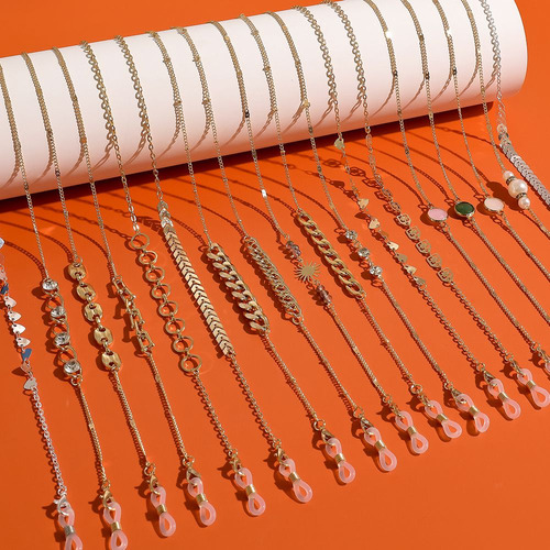 Cadena Para Gafas, Perlas, Gafas De Sol, Correa Con Soporte