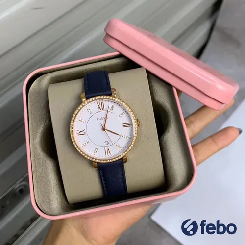 Reloj fossil dama azul marino hotsell