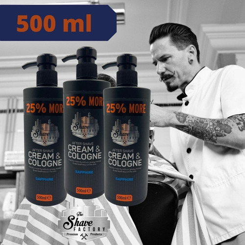 Crema Y Colonia After Shave. Despues De Rasurar. 500ml
