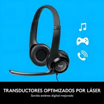 Comprar Audifonos C\u002F Microfono H390 Botones Multimedia Color Negro