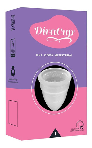 1 Pieza Copa Menstrual Diva Cup Modelo 1 Reusable