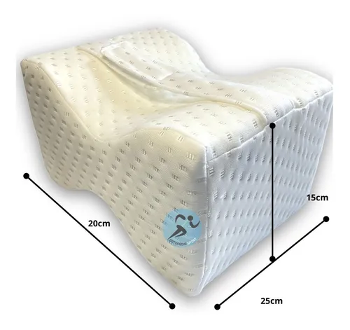 Almohada separador de Piernas y Rodillas Memory Foam c/funda desmontable