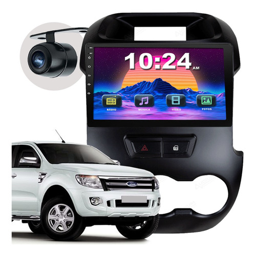 Multimídia Android Exclusiva Ford Ranger Xl 2013 2014 2015